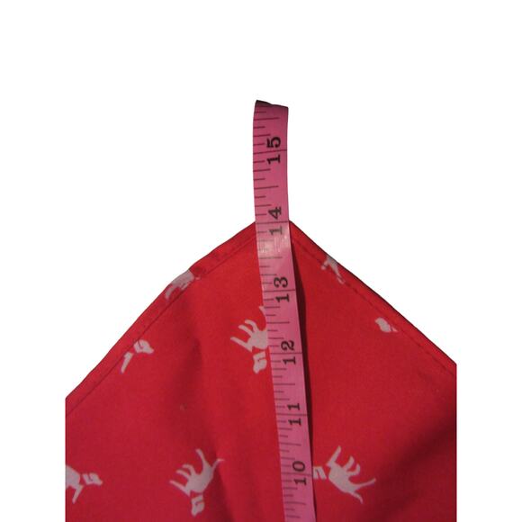 Red Dog Print Bandana PetLabCo Adjustable Triangle Scarf Accessory - Picture 7 of 9